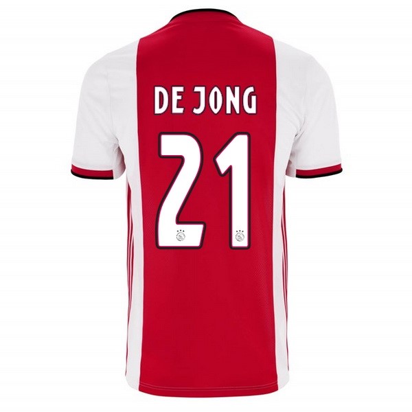 Trikot Ajax Heim De Jong 2019-20 Rote
